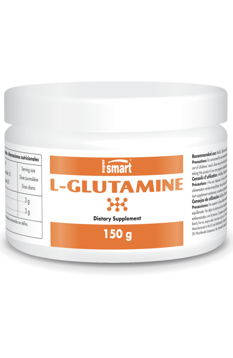 SuperSmart L-Glutamine Powder, Main, color, NO COLOR