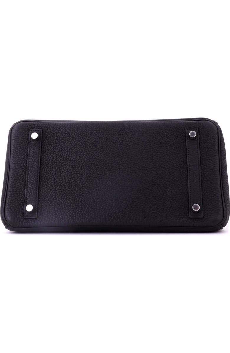 Pre-Owned Hermes Birkin Handbag Black Togo with Palladium Hardware 30, Alternate, color, Noir