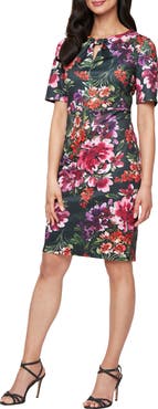 SL FASHIONS Cutout Sheath Dress