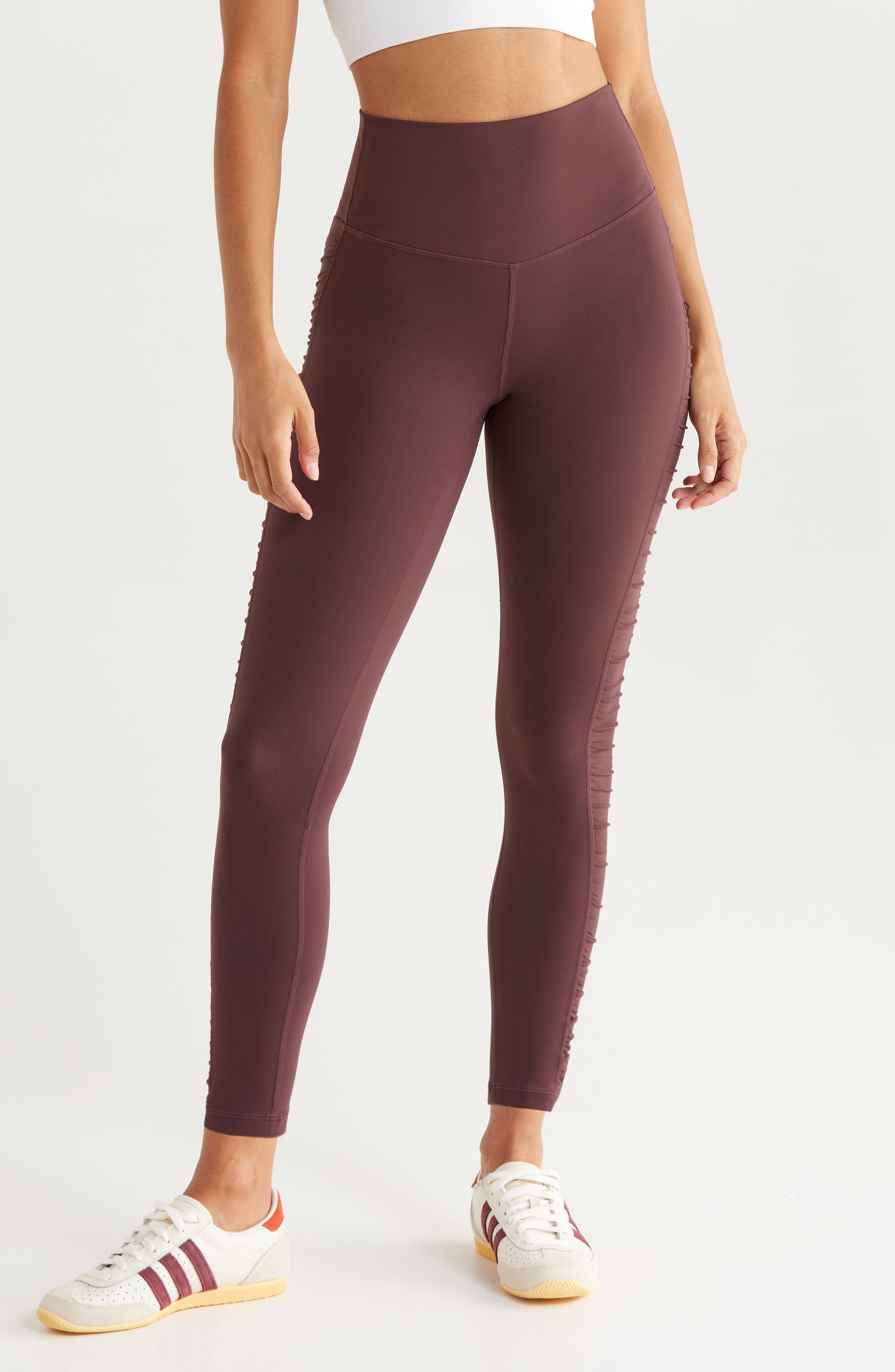 Zella Studio Luxe Ruched Leggings