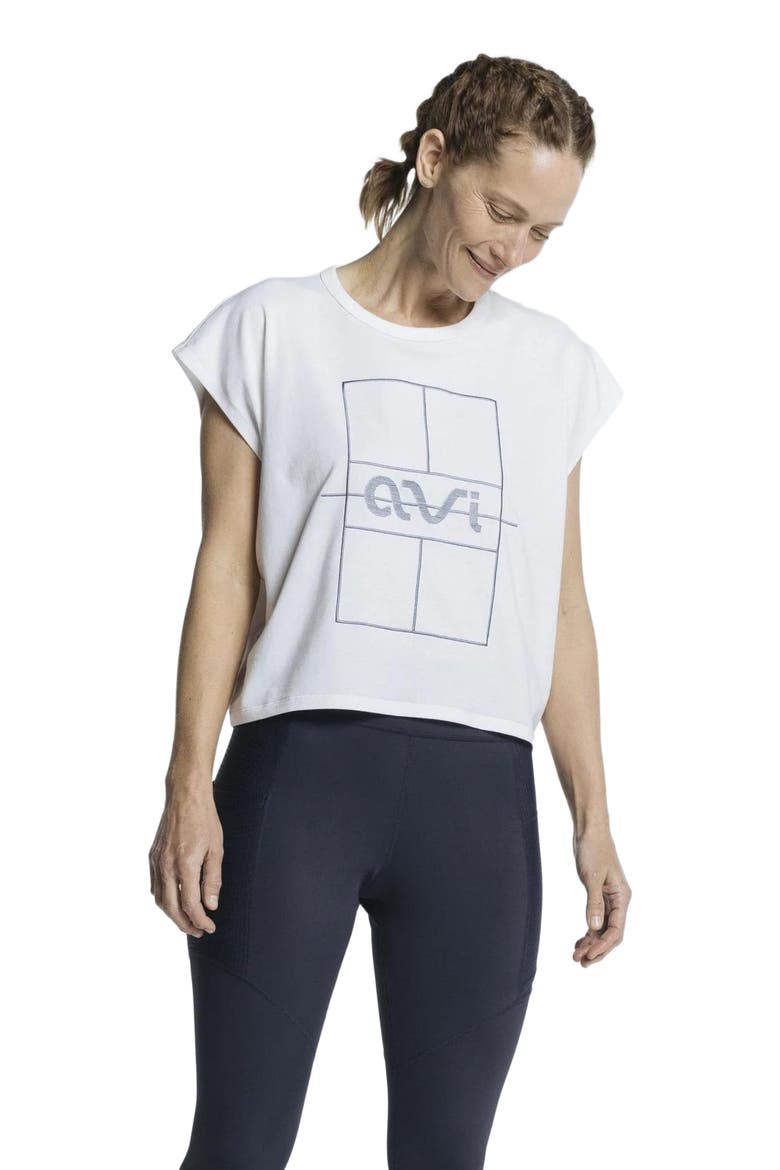 Pickleball Top, Alternate, color, Vintage Blue