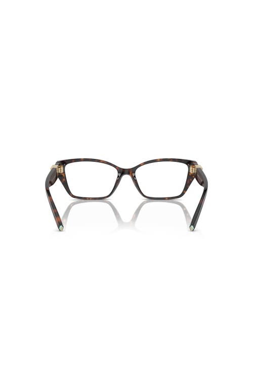 Tiffany & Co . 54mm Rectangle Optical Glasses In Brown