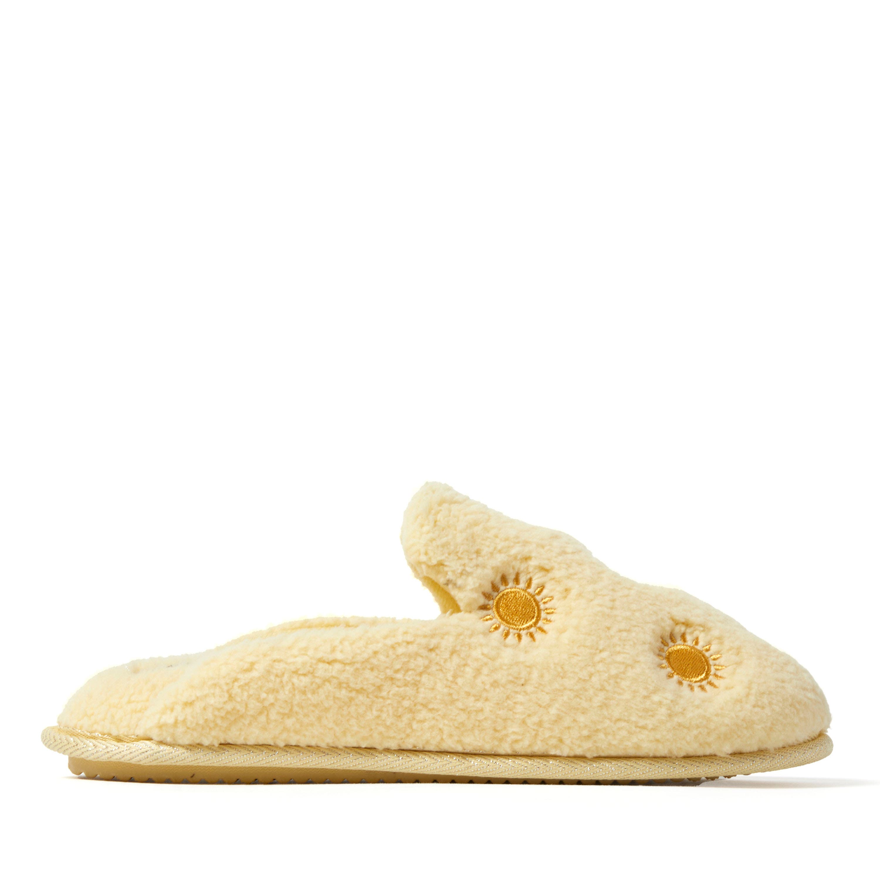 Yellow Sun Teddy Scuff Slipper - image 4