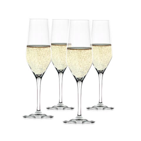 Style Champagne Flute Glass Set of 4
