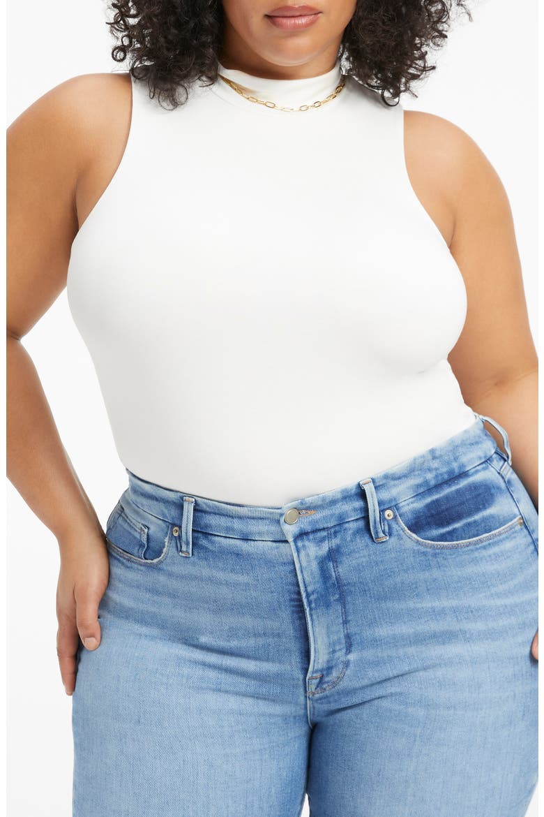 Mock Neck Bodysuit, Alternate, color, IVORY001