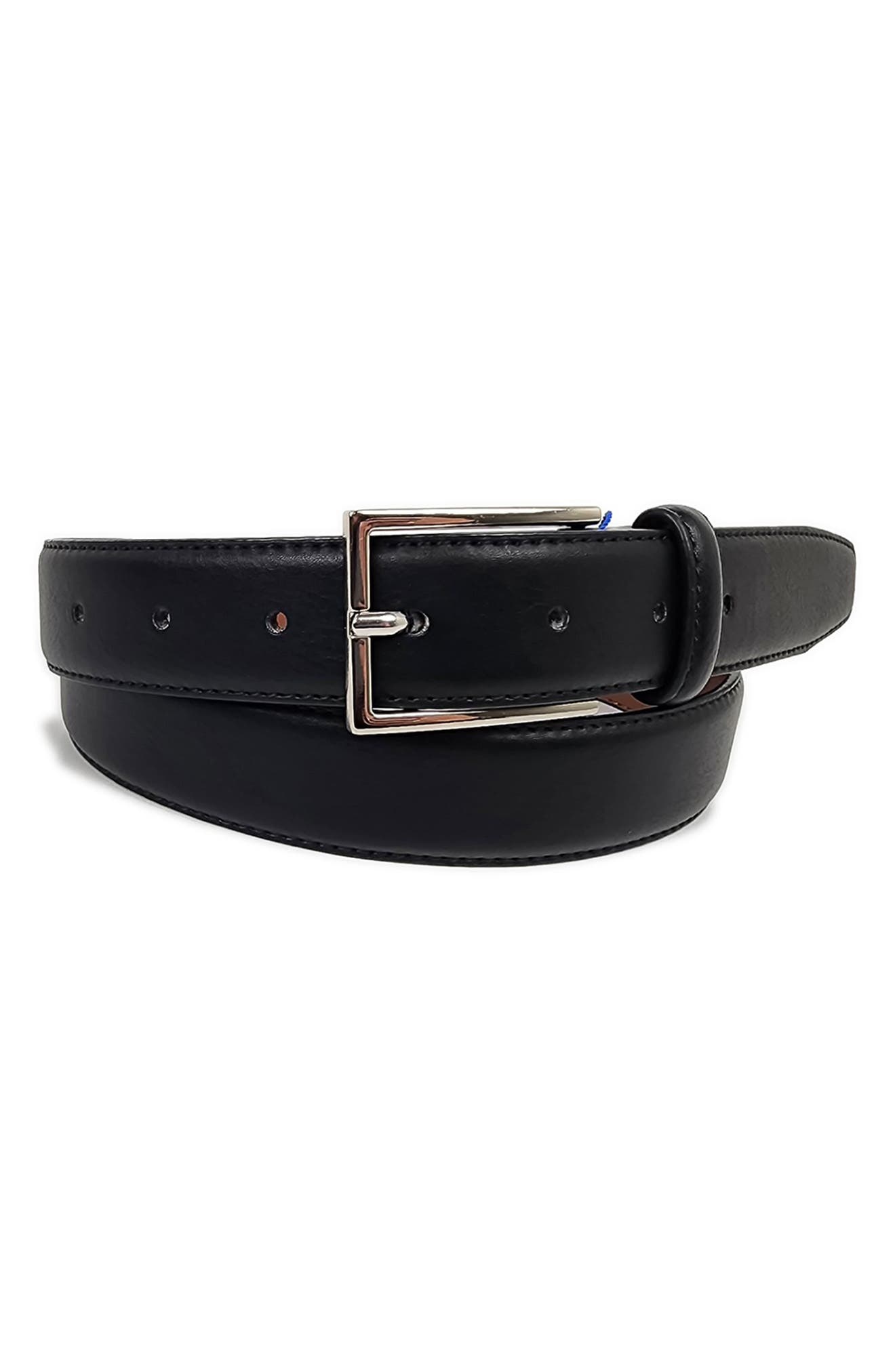 Vince Camuto Double Stitch Leather Belt