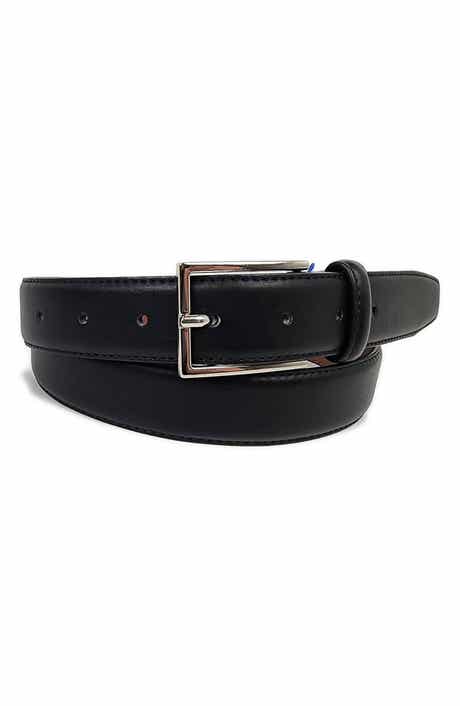 Vince Camuto Double Stitch Leather Belt