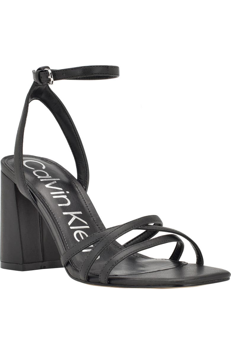 Calvin Klein Qalat Ankle Strap Sandal, Main, color,