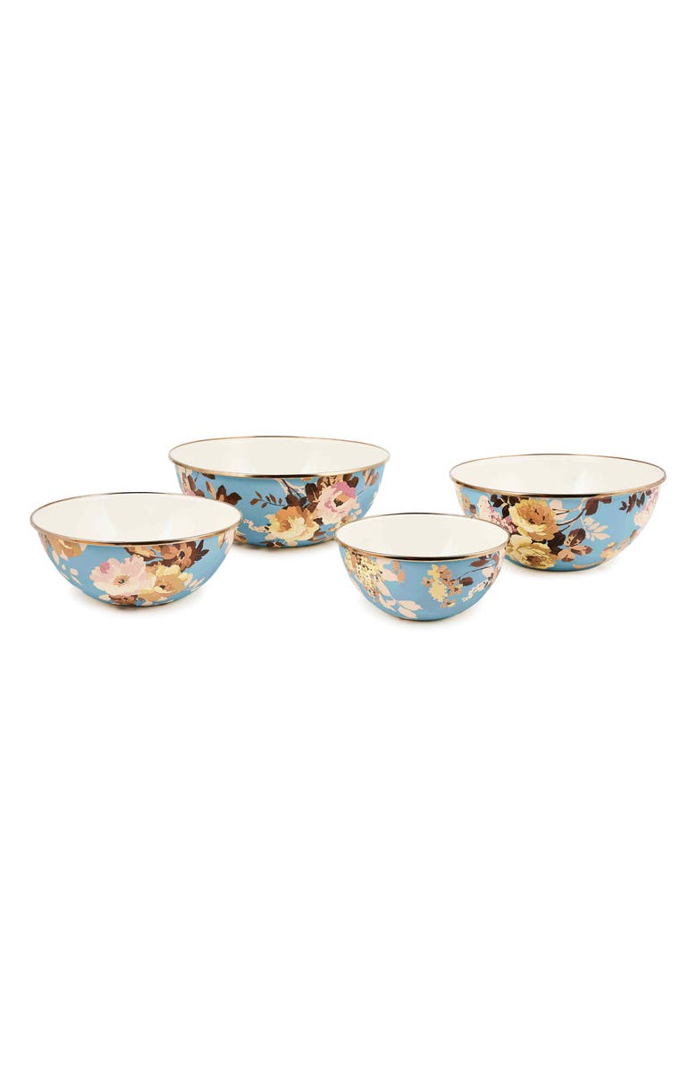 MACKENZIE CHILDS Wild Rose Slate Large Everyday Bowl, Alternate, color, Blue