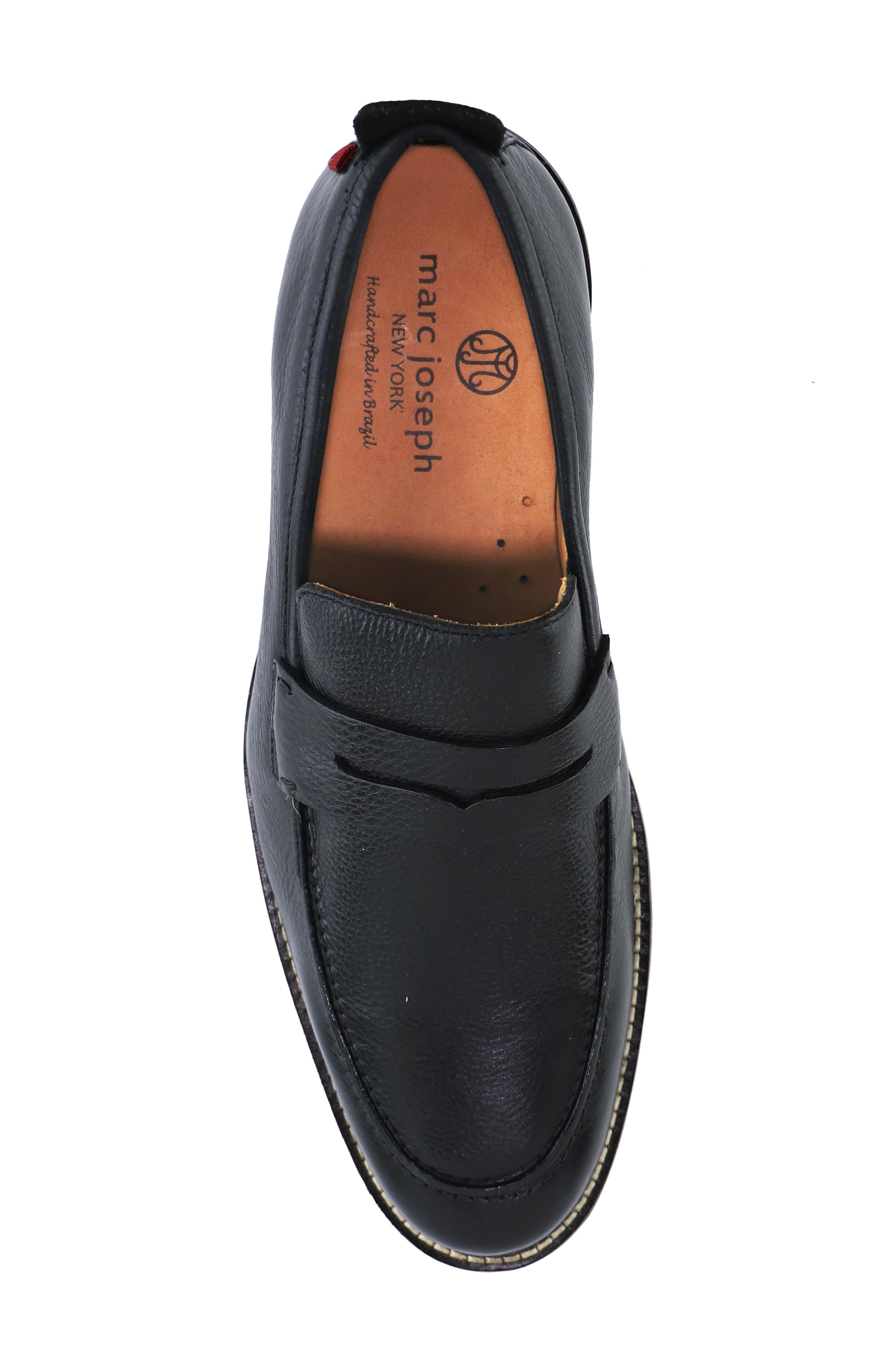 Marc Joseph New York Village Street Penny Loafer, Alternate, color, Black Napa Soft