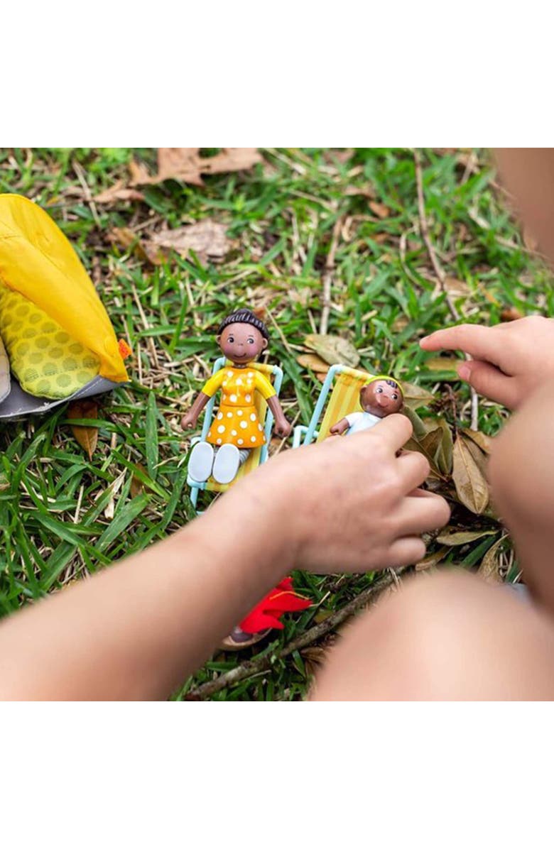 HABA Little Friends Family Time - Mom, Dad and Baby Dollhouse Toy Figures, Alternate, color, Multi