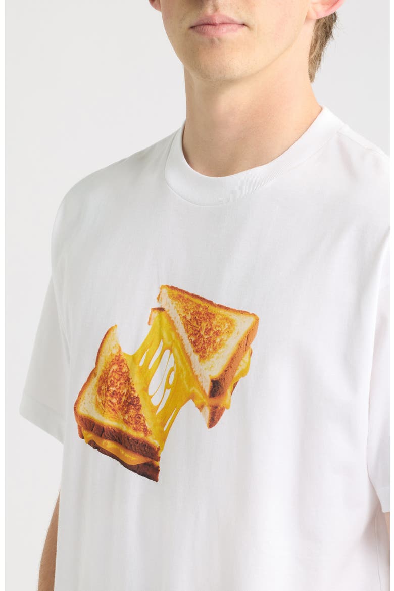 Cheese Toast Graphic T-Shirt, Alternate, color, WHITE