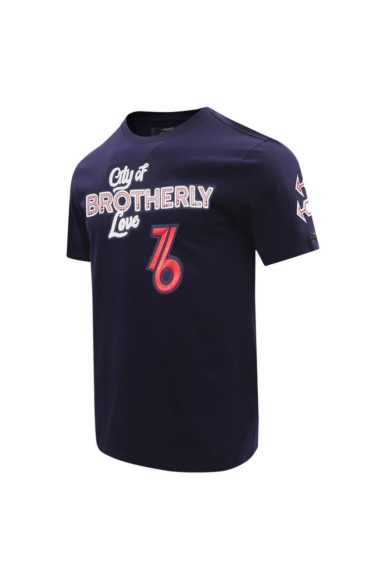 Men's Pro Standard Navy Philadelphia 76ers 2023 City Edition T-Shirt, Alternate, color, Navy