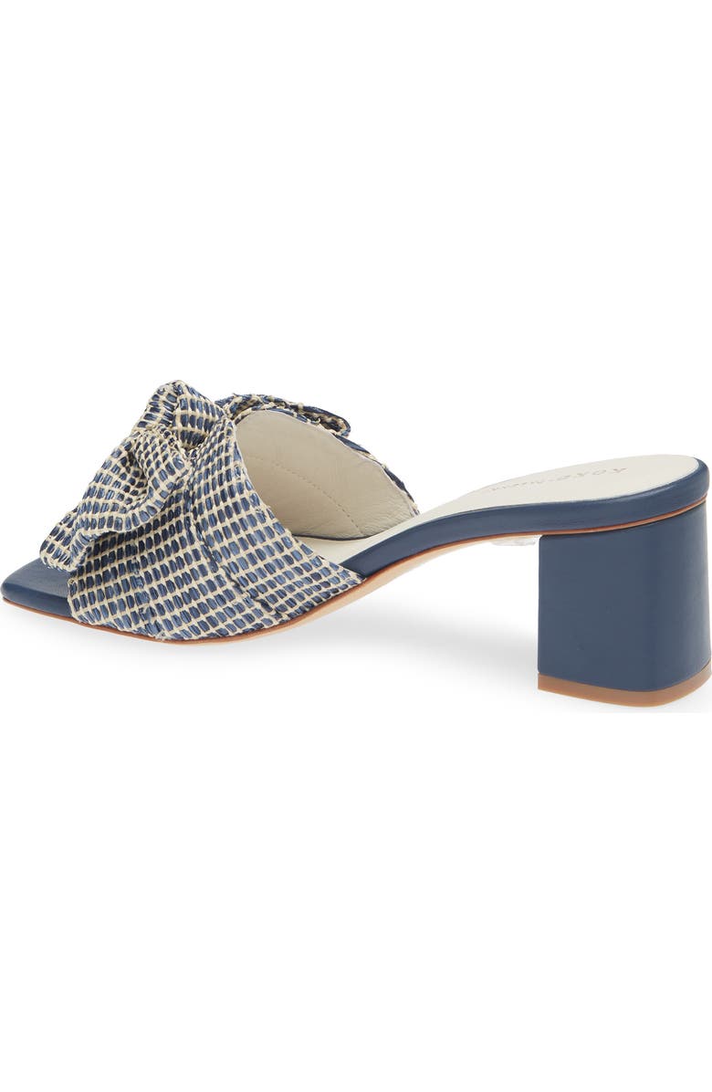 KOKO + PALENKI Kim 2 Slide Sandal, Alternate, color, Navy Raffia