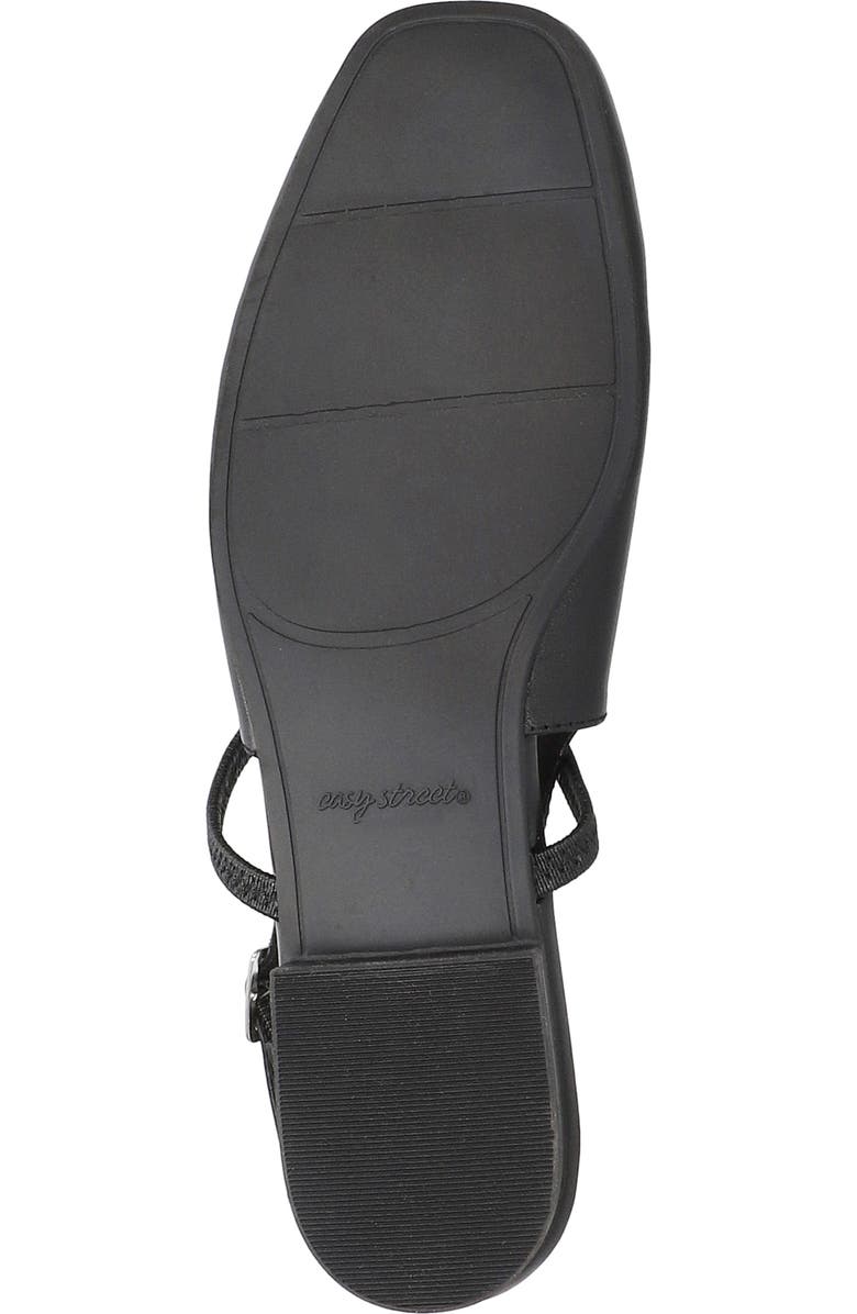 EASY STREET Blake Slingback Flat, Alternate, color, Black