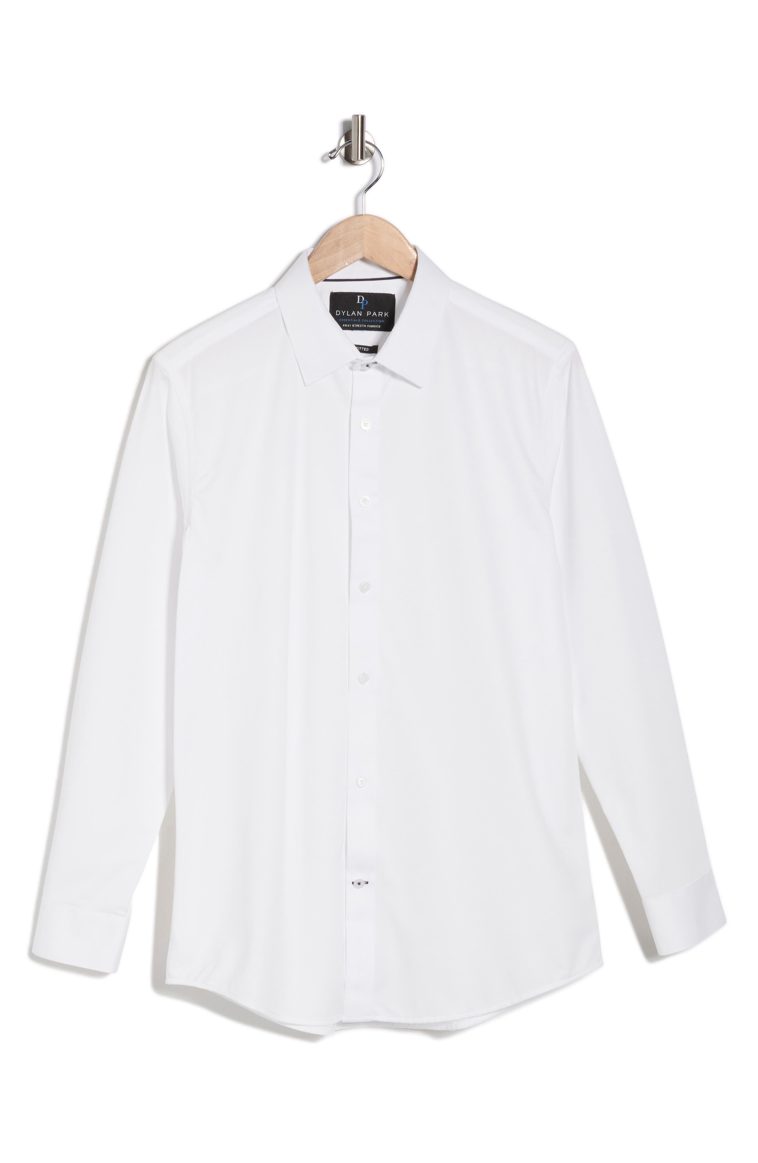 DYLAN PARK Slim Fit Performance 4-Way Stretch Dress Shirt