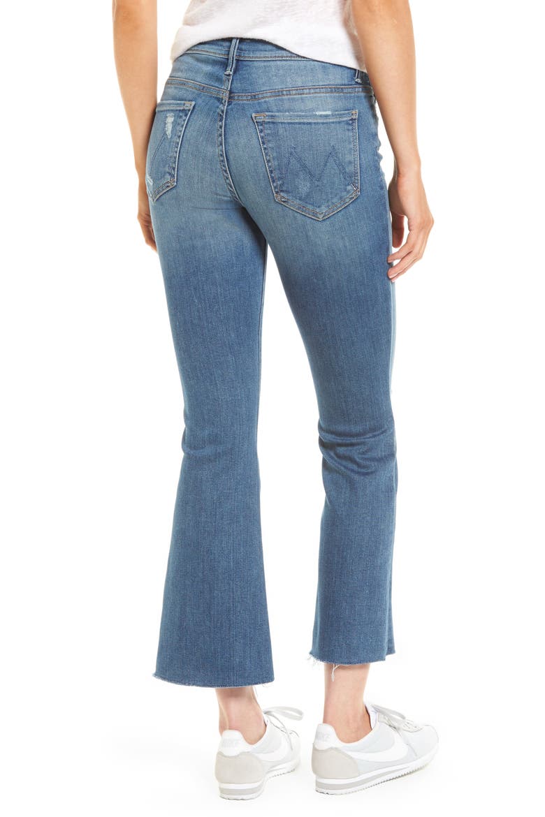 Frayed Ankle Jeans, Alternate, color, WILD