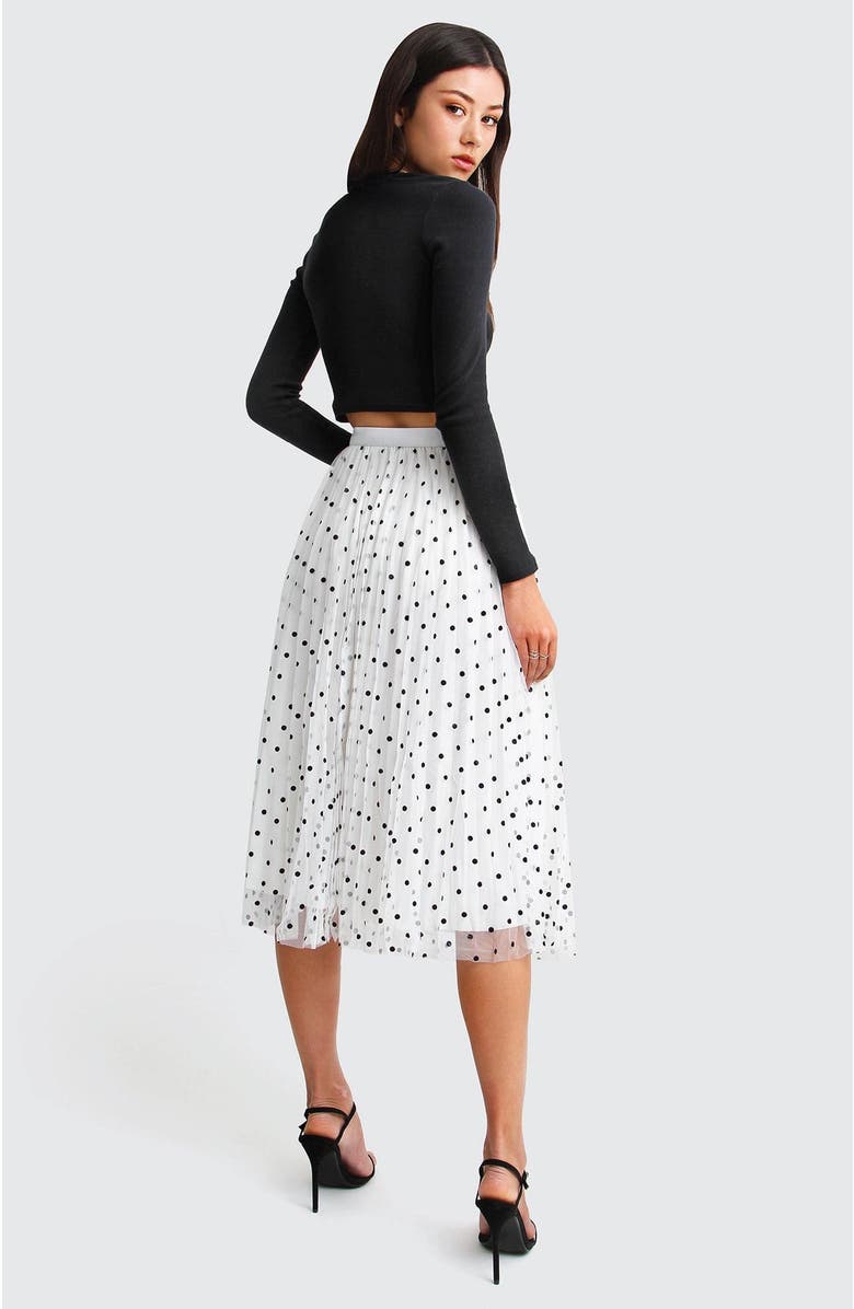 Belle & Bloom Mixed Feeling Reversible Skirt, Alternate, color, White