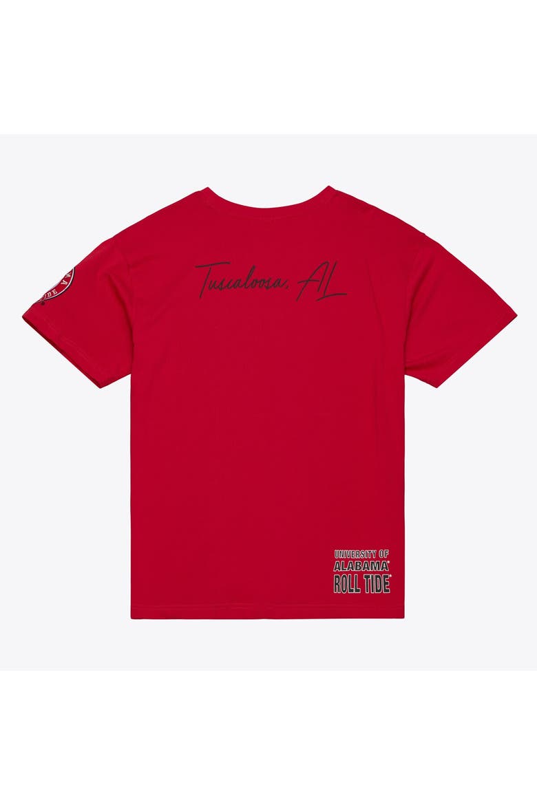 Men's Mitchell & Ness Crimson Alabama Crimson Tide Double Clutch Premium T-Shirt, Alternate, color, Crimson