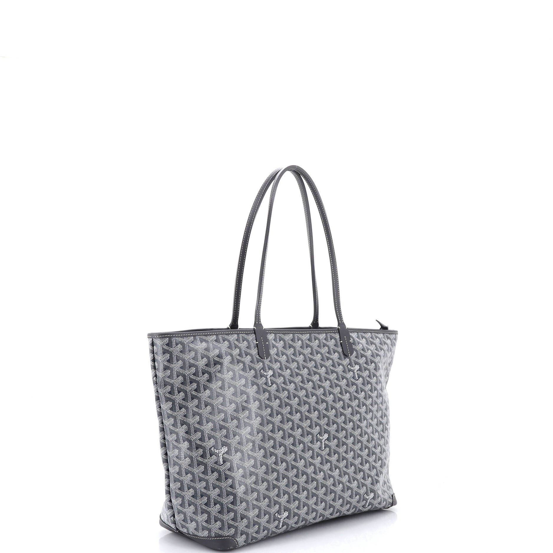 Pre-Owned Goyard Artois Tote Coated Canvas MM, Alternate, color, Gray