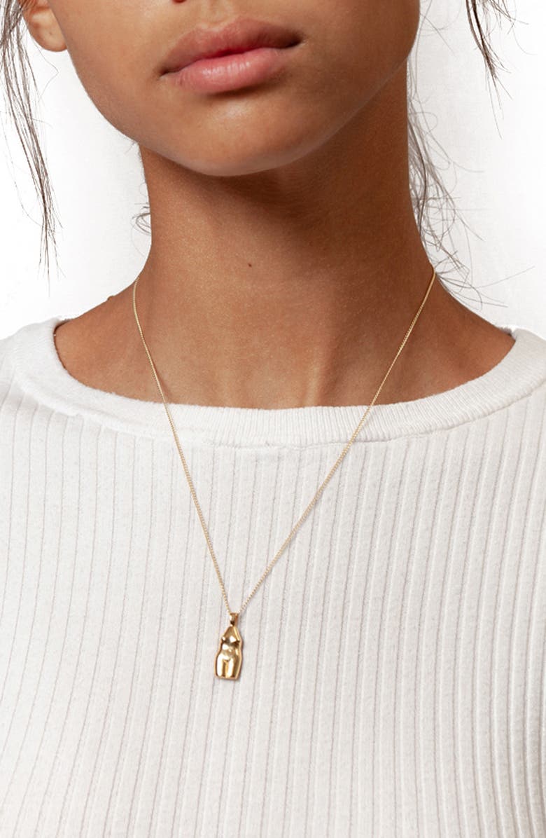 Wolf Circus x Rachel Saunders The Woman Vase Pendant Necklace, Alternate, color, 