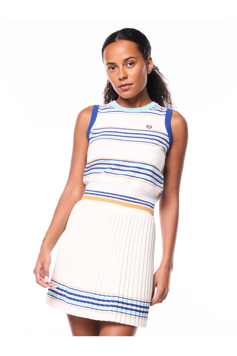 Fausta Knit Tank, Main, color, GARDENIA