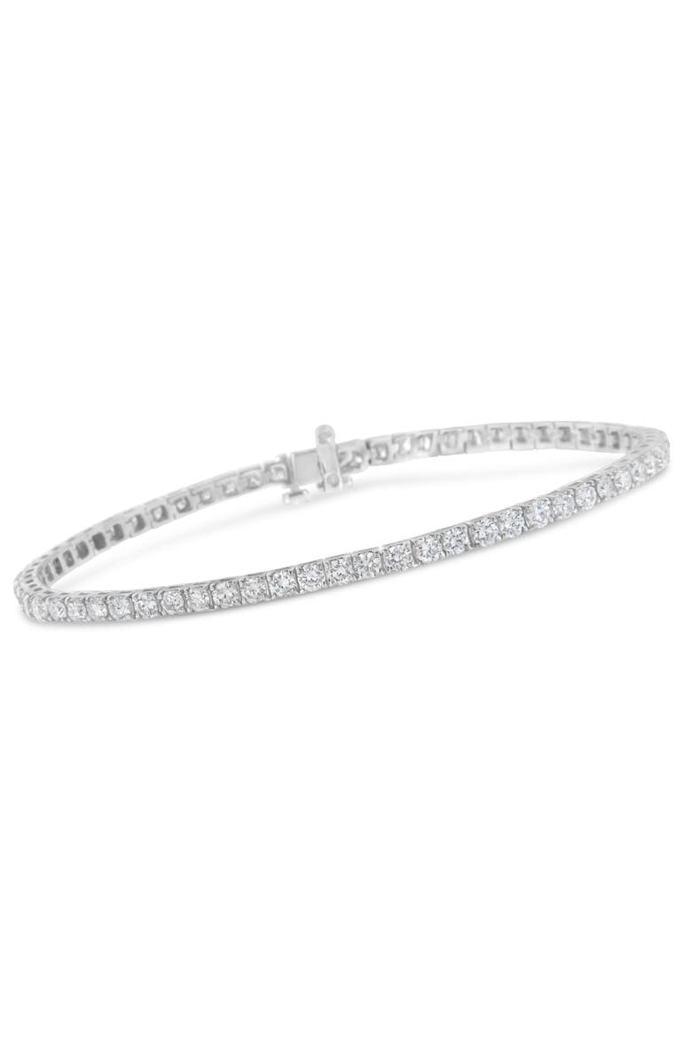 Haus of Brilliance IGI Certified 5.0 Cttw Diamond 14K White Gold Tennis Bracelet, Alternate, color, White