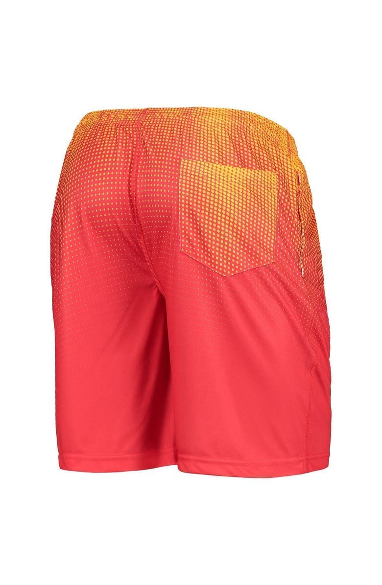 FOCO Men's FOCO Red/Gold Kansas City Chiefs Pixel Gradient Training Shorts, Alternate, color, 