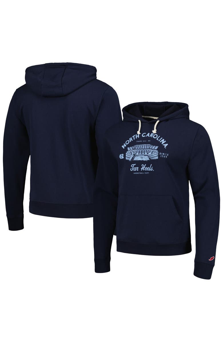 LEAGUE COLLEGIATE WEAR Men's League Collegiate Wear Navy North Carolina Tar Heels Stadium Essential Pullover Hoodie, Main, color,