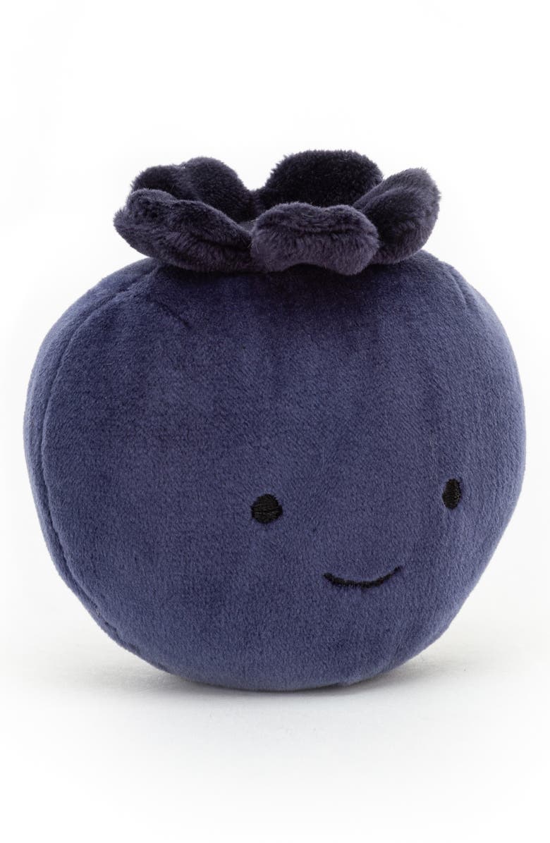 Jellycat Fabulous Fruit Blueberry Plush Toy, Main, color, 