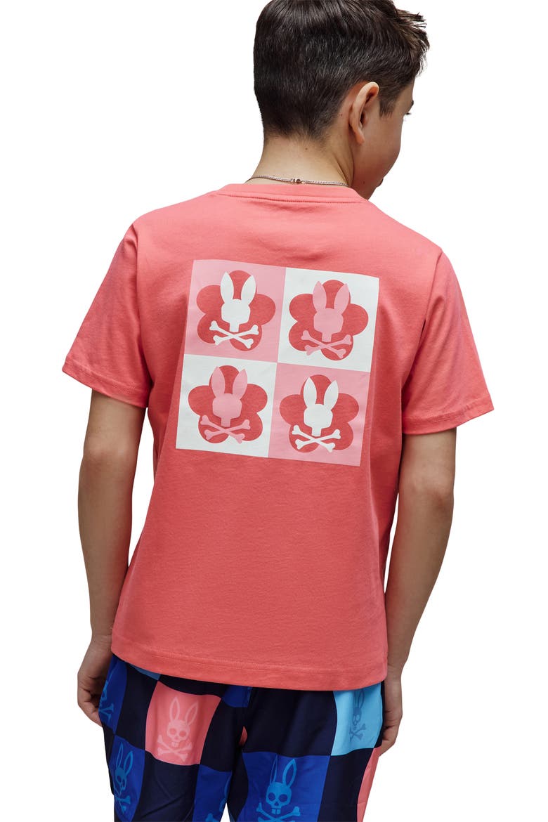 Kids' Aiden Pima Cotton Back Graphic T-Shirt, Alternate, color, SUNKISSED CORAL