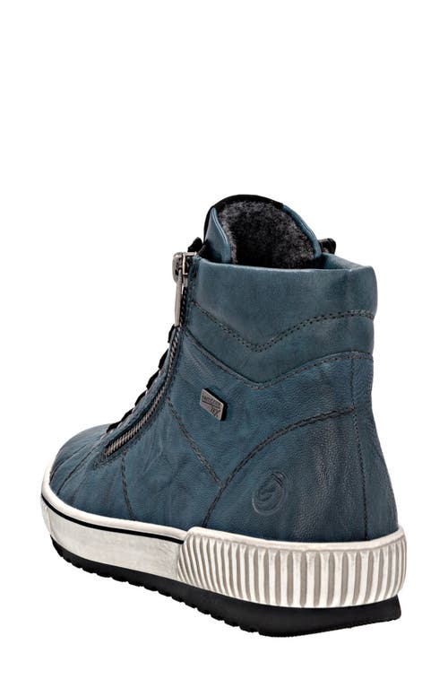 Remonte Maditta 72 High Top Sneaker In Blue
