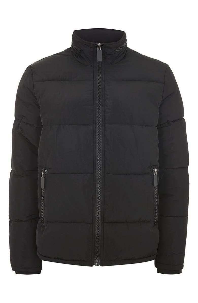 Topman Rex Puffer Jacket, Alternate, color,