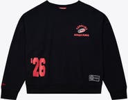 Mitchell & Ness Women's Mitchell & Ness  Black Carolina Hurricanes Crewneck Sweatshirt