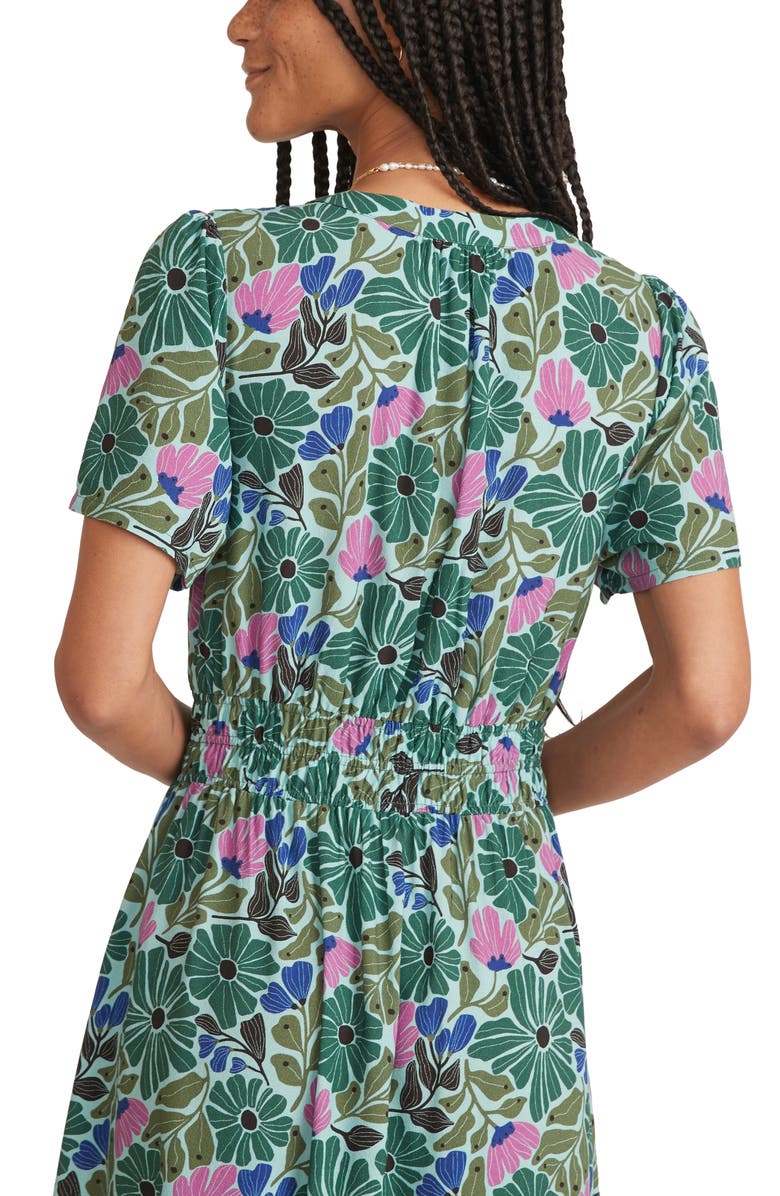 Marine Layer Annika Floral Midi Dress, Alternate, color, 