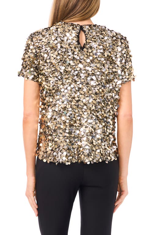 Ted Baker Alexis Sequin T-shirt In Brown