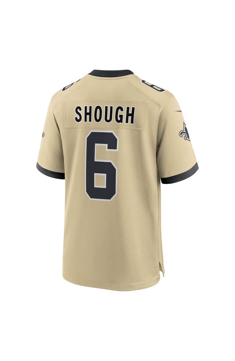 Nike Men's Nike Tyler Shough Gold New Orleans Saints Alternate Game Player Jersey, Alternate, color, Gold