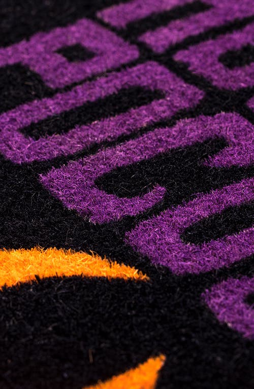 Entryways Hocus Pocus Coir Doormat Holiday Doormat Rug In Purple