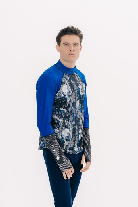 Men's Pullover Rash Guard Swim Top - UPF 50+