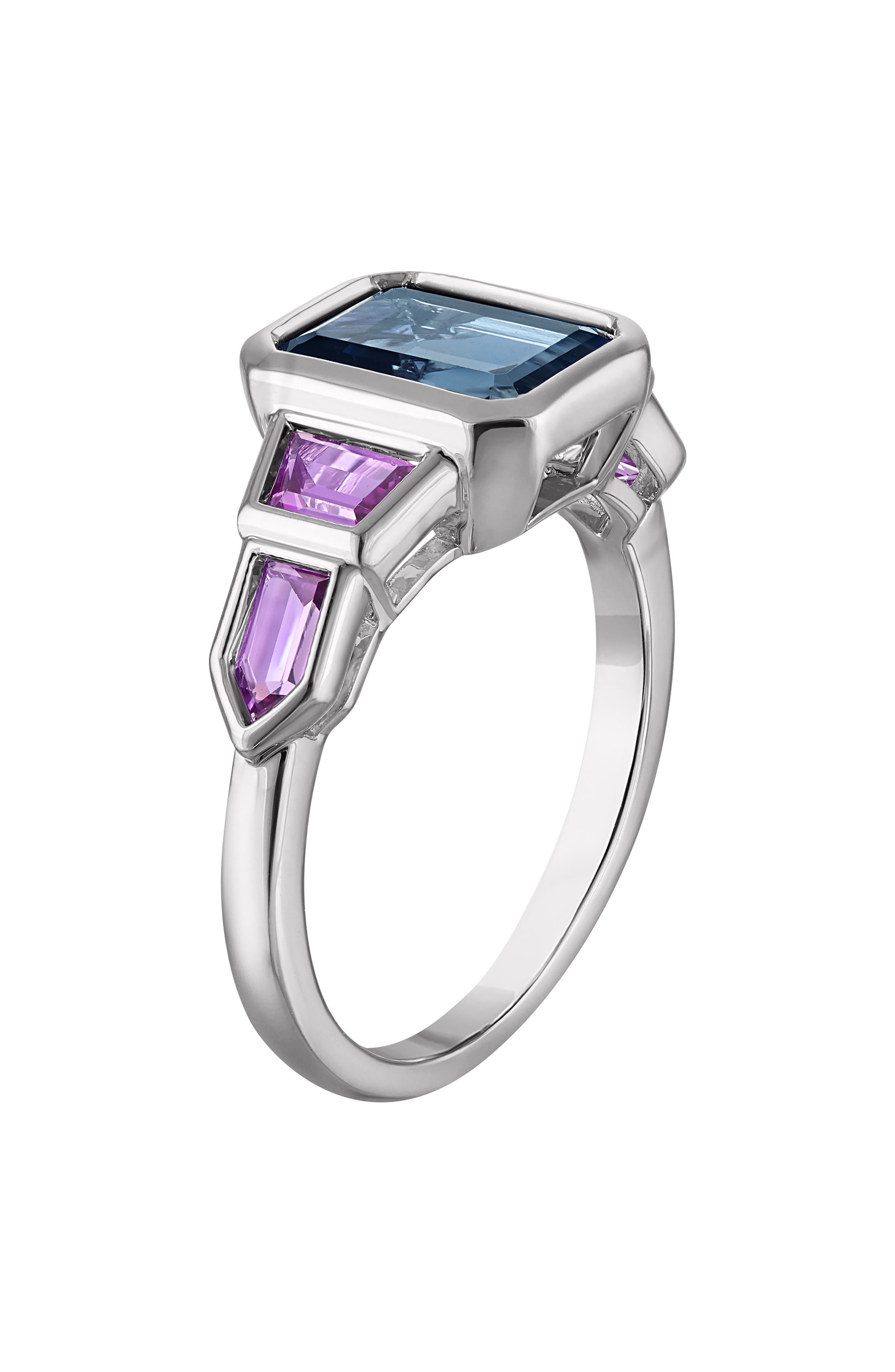 FZN Topaz and Pink Sapphire Statement Ring (Women) | Nordstromrack