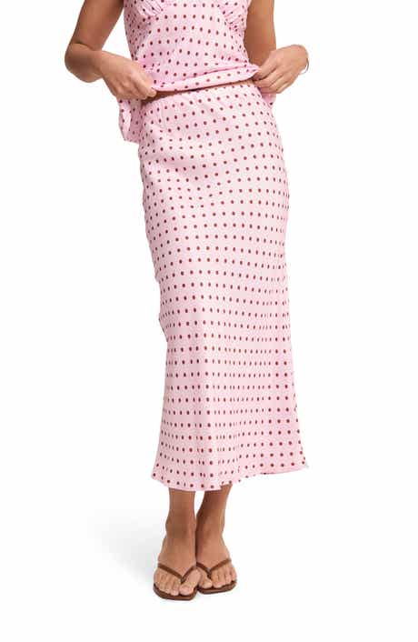 Alana Polka Dot Slip Skirt