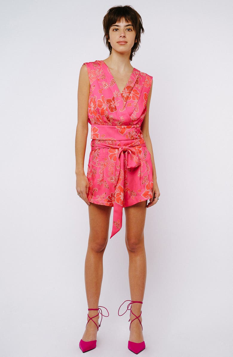 CIEBON Adrina Print Top, Alternate, color, Pink