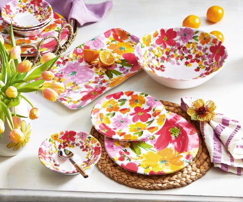 Tag Springtime Floral Melamine Serving Bowl In Multi