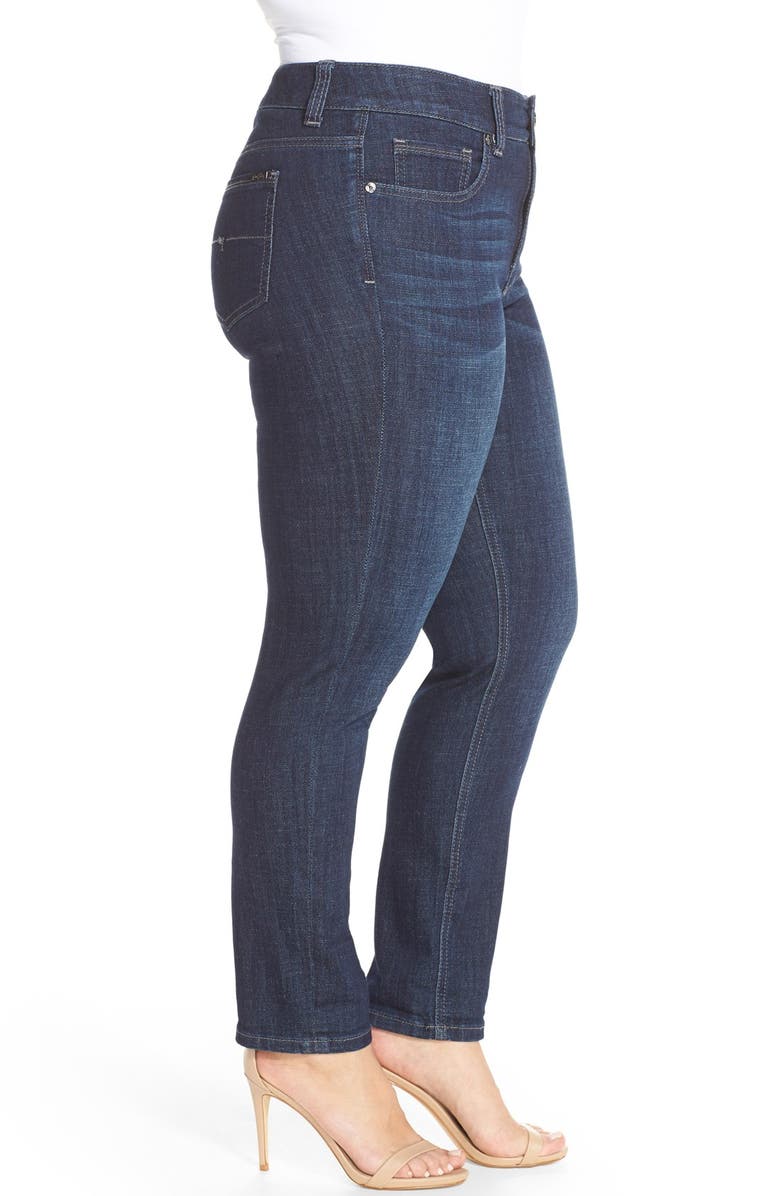 Melissa McCarthy Seven7 Stretch Straight Leg Jeans, Alternate, color, 