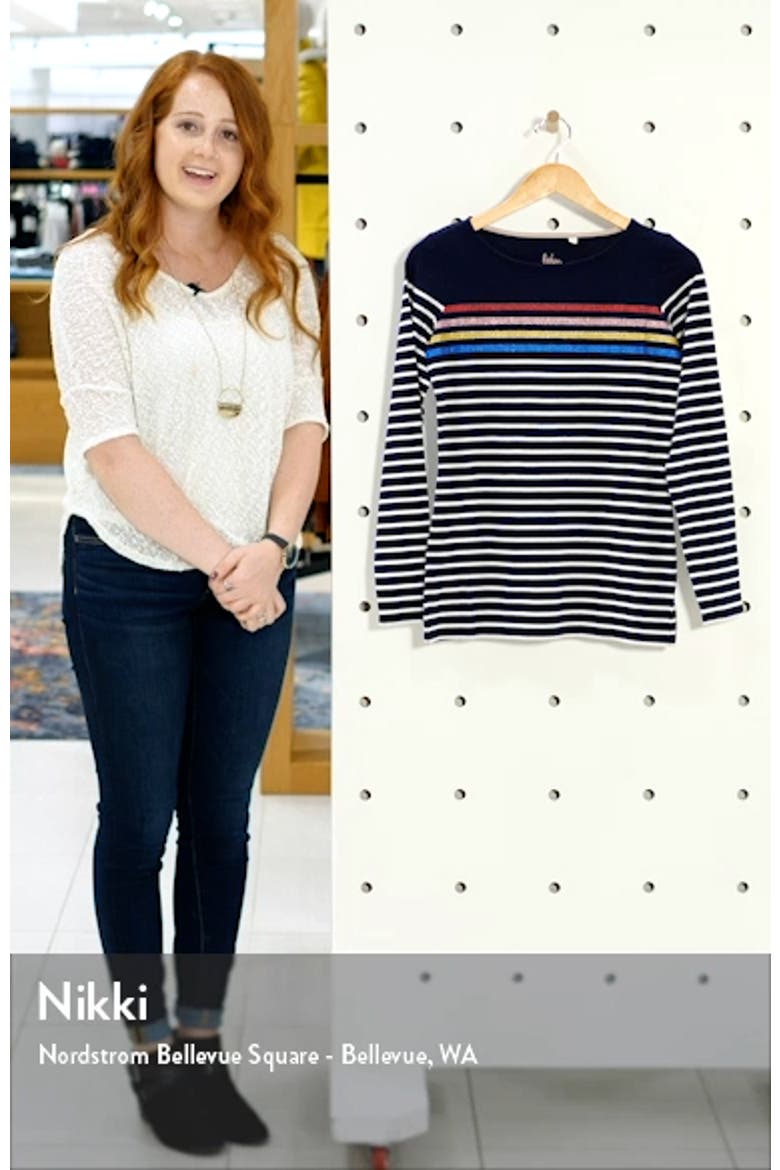 Long Sleeve Breton Top video