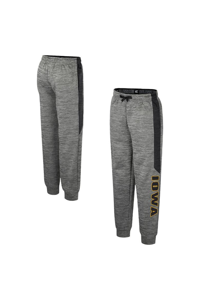 Youth Colosseum Heather Gray Iowa Hawkeyes Fleece Pants, Main, color, Heather Gray