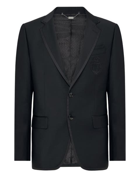 Blazer Embroidered Logo Men