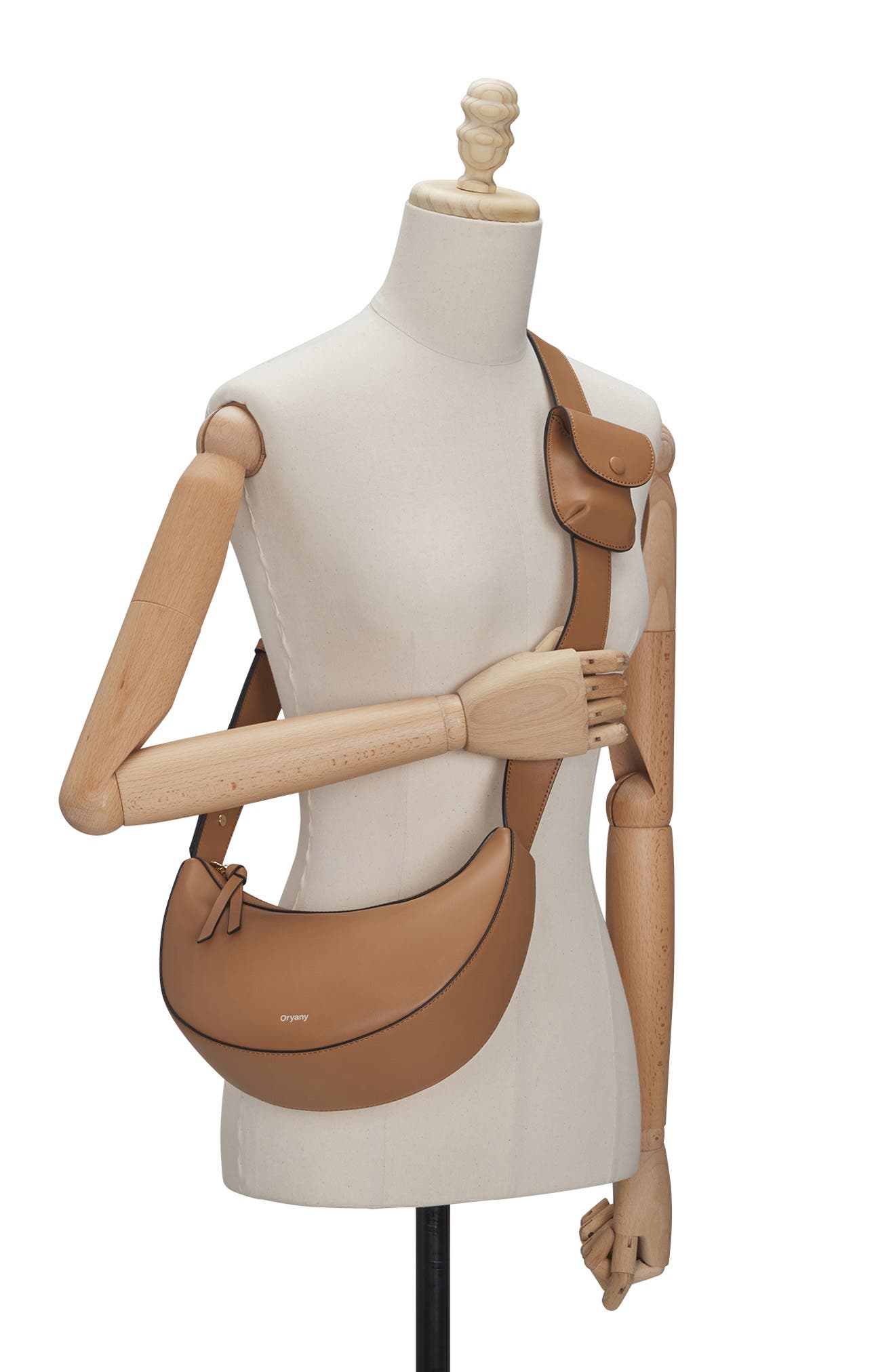 Oryany Rookie Crescent Crossbody Bag, Alternate, color, Sand Brown