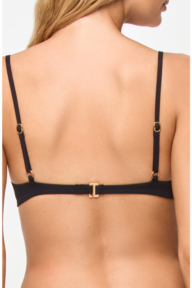 Dame Underwire Bikini Top, Alternate, color, BLACK