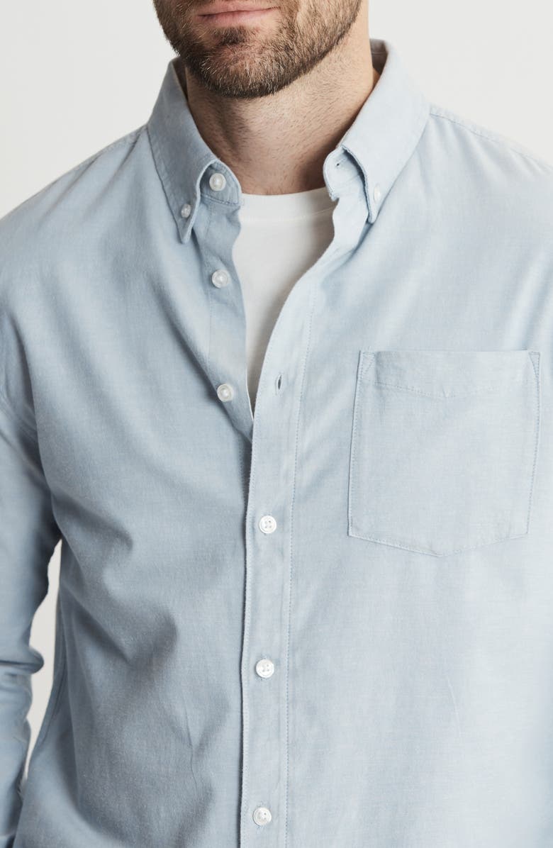 JACHS Classic Stretch Oxford Button-Up Shirt, Alternate, color, Light Blue